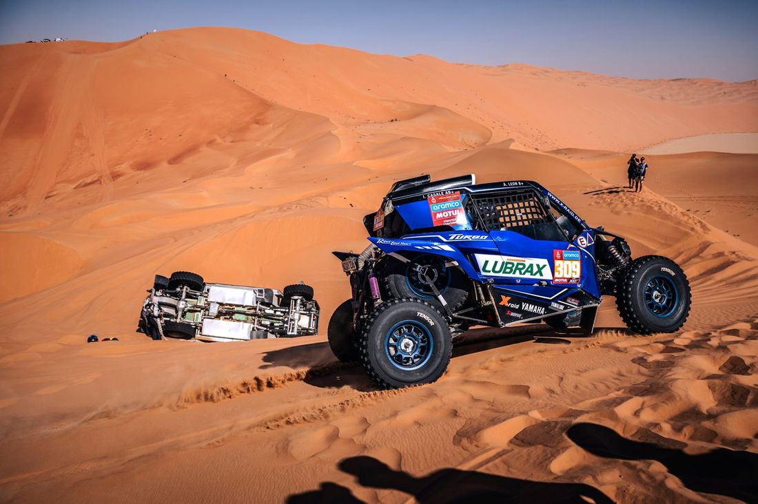 #309 X-Raid Yamaha Supported Team Yamaha YXZ1000R Turbo Prototype: Ignacio Casale, Álvaro León