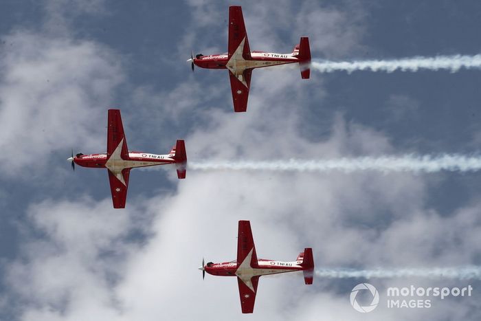 Colaboración aérea en Mandalika