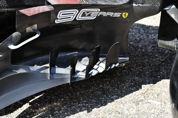 Suelo delantero del Ferrari SF90