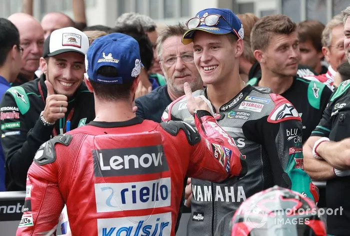 Fabio Quartararo, Petronas Yamaha SRT, Andrea Dovizioso, Ducati Team