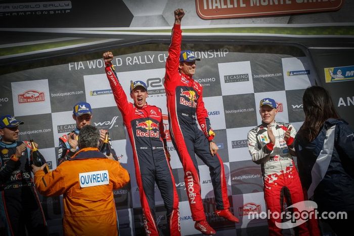 Podio: Ganador, Sébastien Ogier, Julien Ingrassia, Citroën World Rally Team Citroen C3 WRC