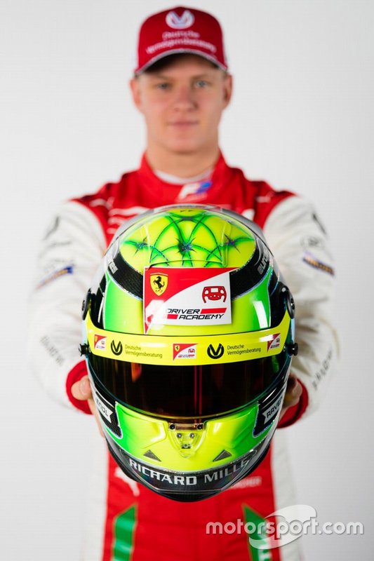 Il casco di Mick Schumacher, Prema Racing