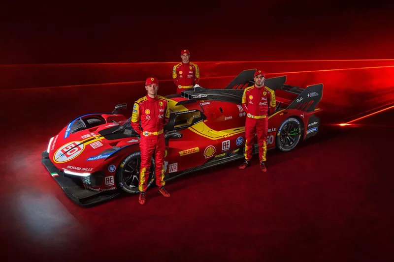 #Ferrari 499P AF Corse n°50 : Antonio Fuoco, Miguel Molina, Nicklas Nielsen