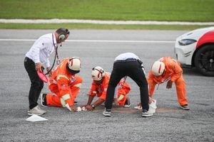 Alguaciles durante el choque