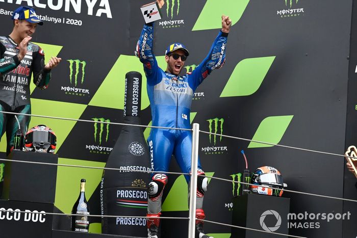 Podio: tercer lugar Alex Rins, Team Suzuki MotoGP