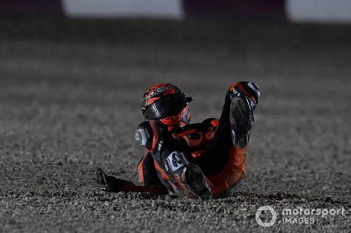 Caída de Danilo Petrucci, KTM Tech3 