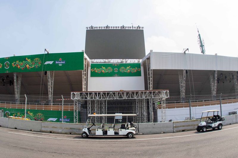 Preparaciones del Autódromo Hermanos Rodríguez para el GP de México de F1