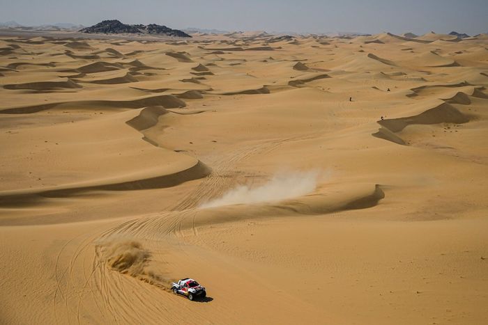 #201 Toyota Gazoo Racing Toyota: Nasser Al-Attiya, Matthieu Baumel