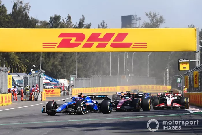 Alex Albon, Williams FW45, Valtteri Bottas, Alfa Romeo C43, Kevin Magnussen, Haas VF-23
