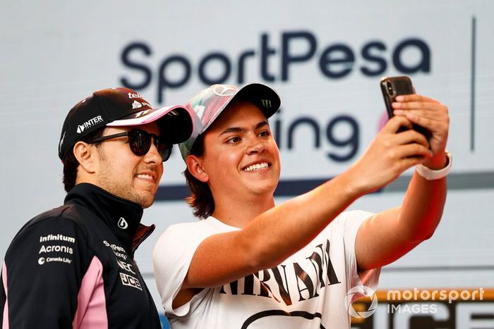 Sergio Perez, Racing Point con fans