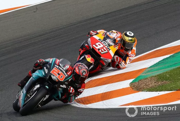 Fabio Quartararo, Petronas Yamaha SRT, Marc Marquez, Repsol Honda Team