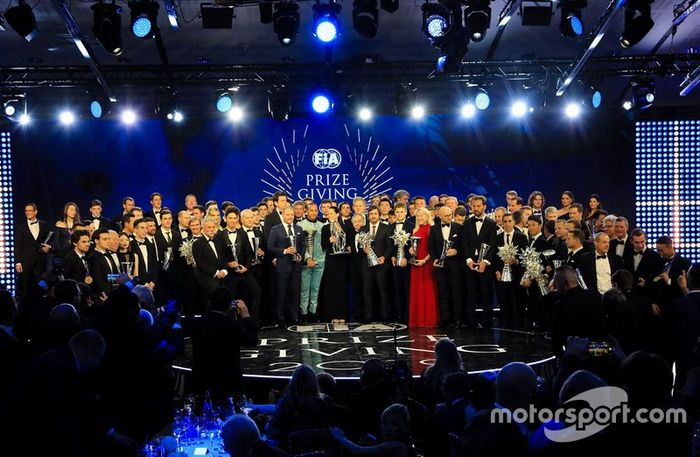 Foto de grupo de la Gala de la FIA 2019