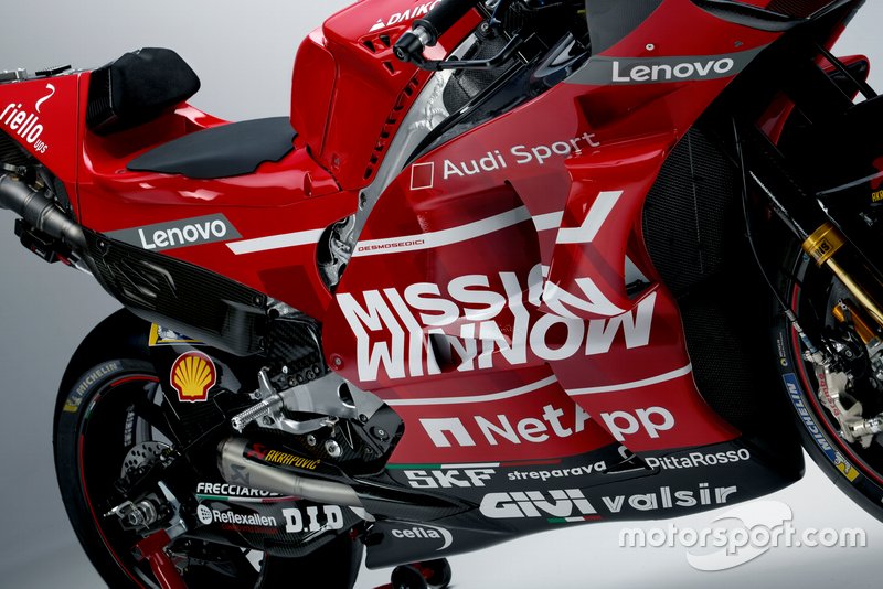 Detalles de la Ducati Desmosedici GP19