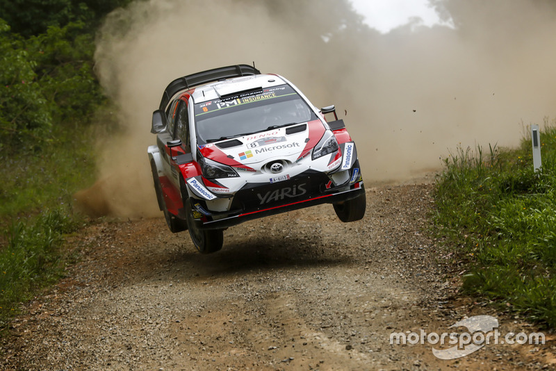 Most Stage Wins: Ott Tanak, Martin Järveoja, Toyota Yaris WRC, Toyota Gazoo Racing, l'equipaggio che ha vinto più speciali nel WRC 2018.