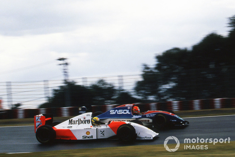 GP de Japón 1993 (Eddie Irvine vs. Ayrton Senna)