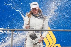 Beitske Visser, 1st position, on the podium
