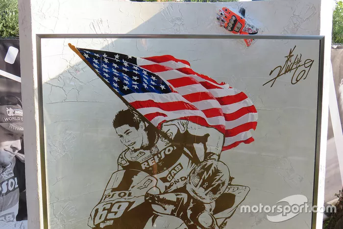 Jardín homenaje a Nicky Hayden en Misano