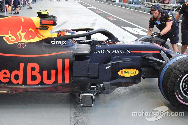 Red Bull side technical detail