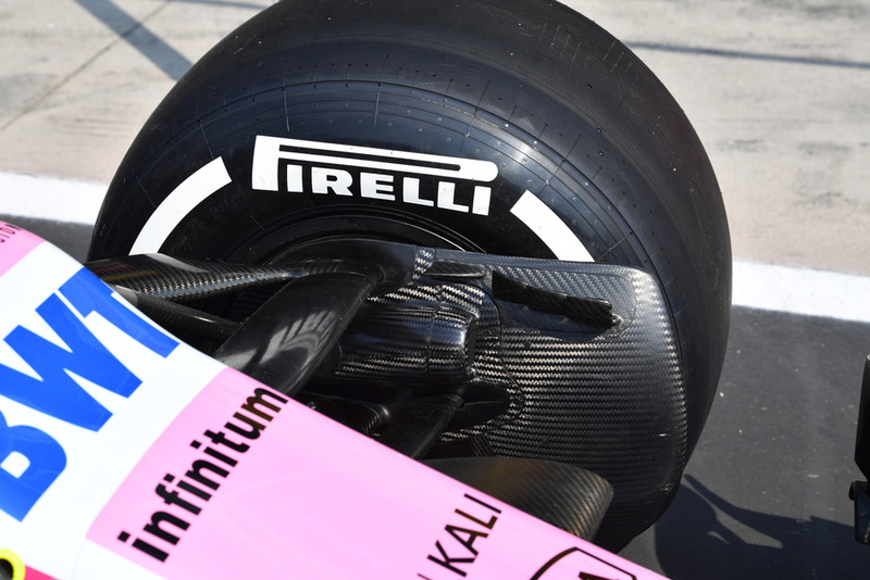 Écope de frein avant de la Racing Point Force India VJM11