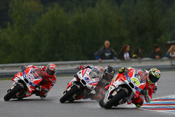 Andrea Iannone, Ducati Team; Scott Redding, Pramac Racing; Andrea Dovizioso, Ducati Team