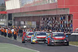 José María López, Citroën World Touring Car Team, Citroën C-Elysée WTCC; Tom Chilton, Sébastien Loeb