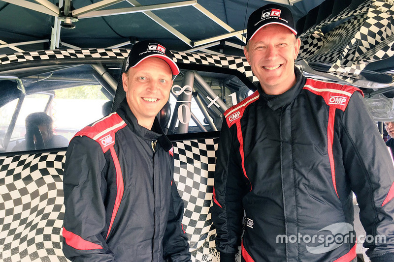 Mikko Hirvonen and Jarmo Lehtinen, Toyota Yaris WRC 2017