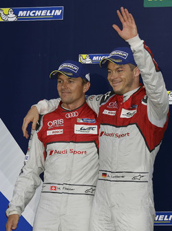 Segundo lugar #7 Audi Sport Team Joest Audi R18: Marcel Fässler, Andre Lotterer