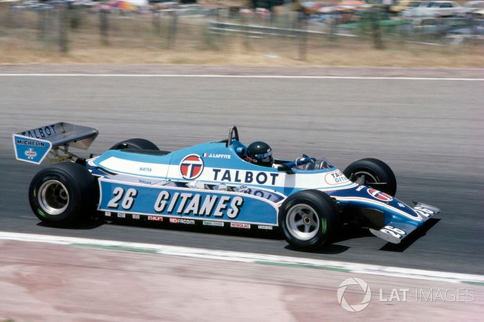 Jacques Laffite: Ligier (1976-1982 y 1985-1986)