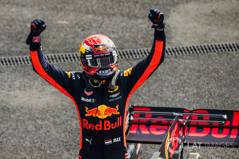 Yarış galibi Max Verstappen, Red Bull Racing