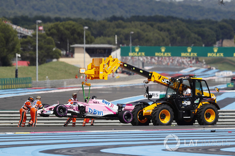 Esteban Ocon's Force India VJM11