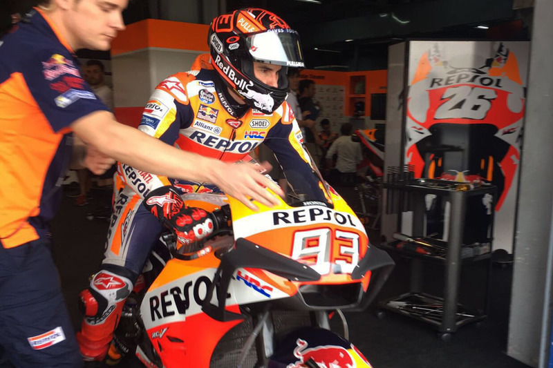 Marc Marquez, Repsol Honda Team con la nuova carena