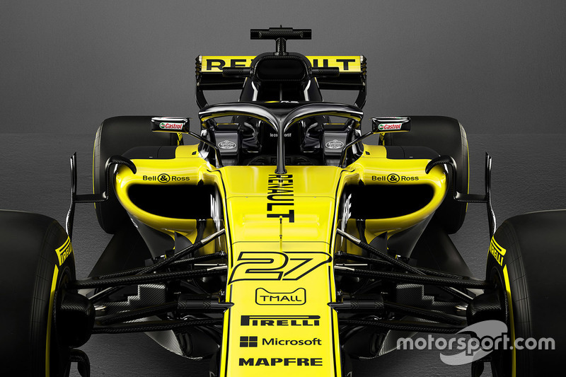Renault F1 Team RS18 detalle del frente