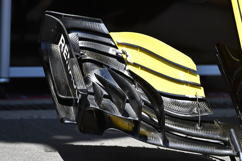 Renault Sport F1 Team R.S. 18 ön kanat detay