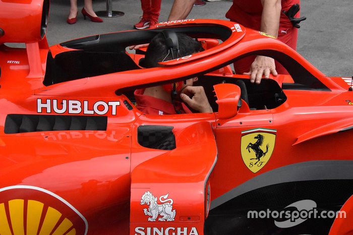 Ferrari SF71H halo detail