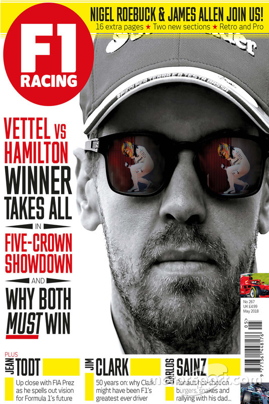 Portada de la F1 Racing de mayo