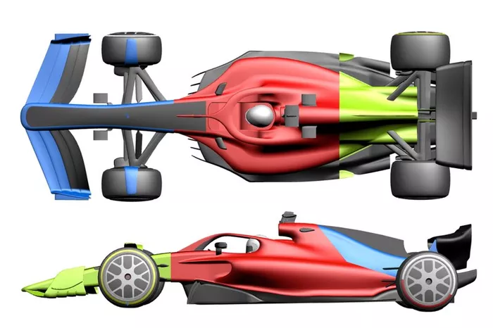 Boceto de los F1 2021