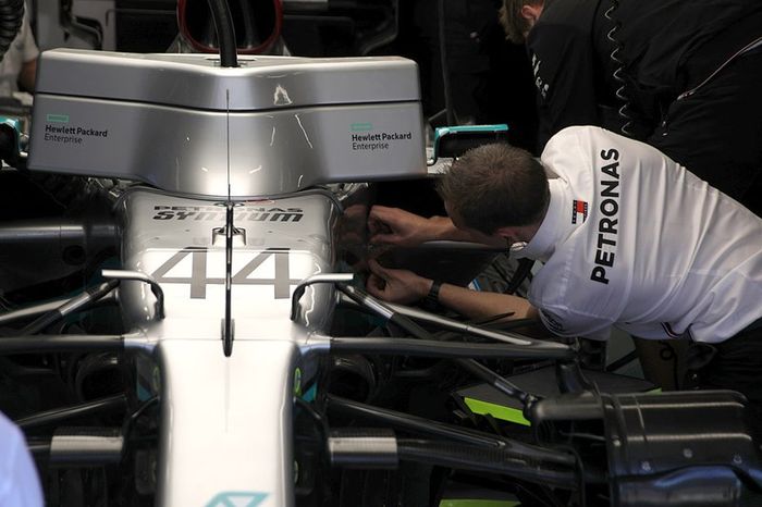 Mercedes F1 W11 detail