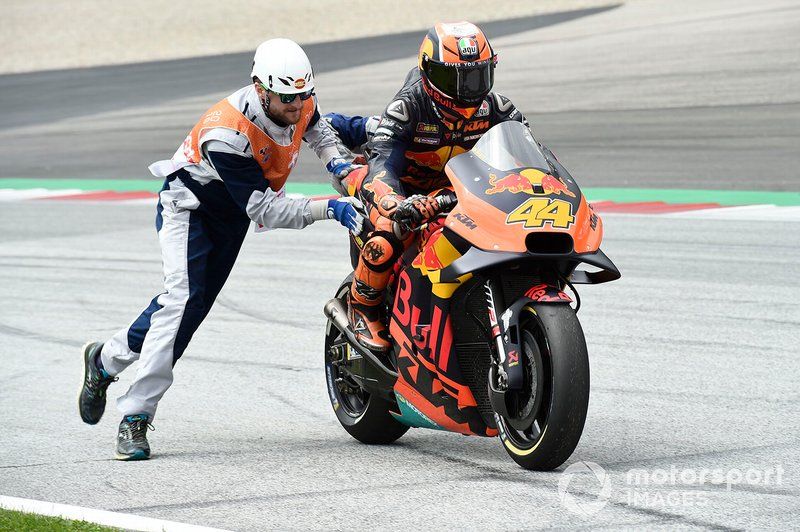Pol Espargaro, Red Bull KTM Factory Racing, breakdown