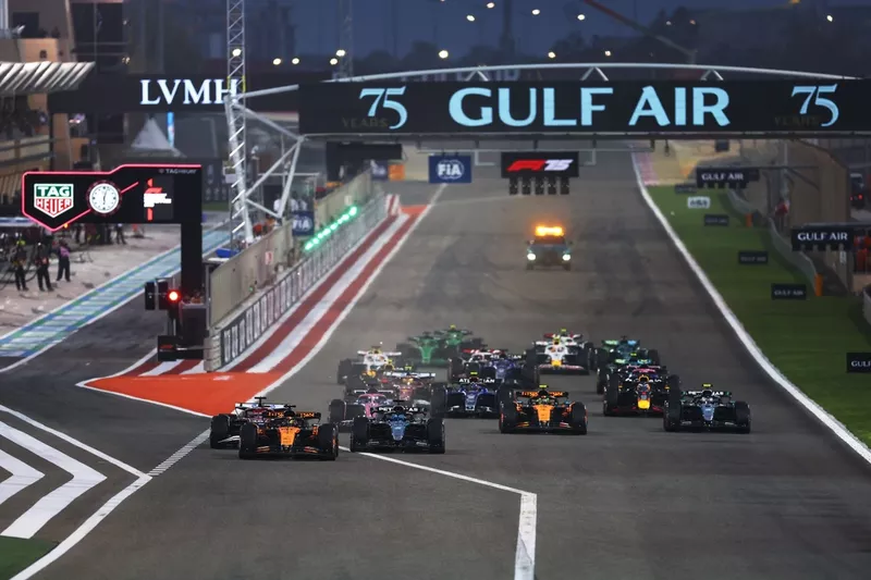 Charles Leclerc, Ferrari, Lewis Hamilton, Ferrari, Lando Norris, McLaren, Oscar Piastri, McLaren, George Russell, Mercedes, Pierre Gasly, Alpine, Andrea Kimi Antonelli, Mercedes
