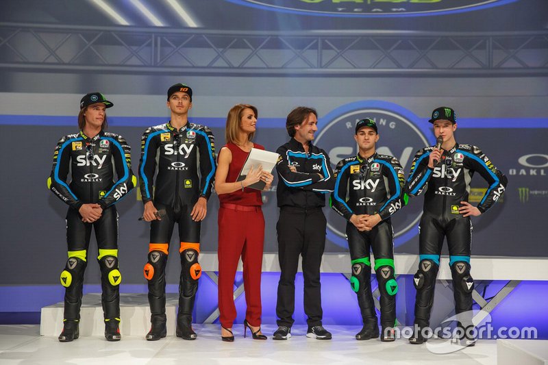 presentación Sky Racing Team VR46