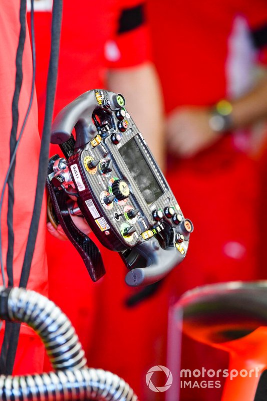 Steering wheel from the Ferrari SF90