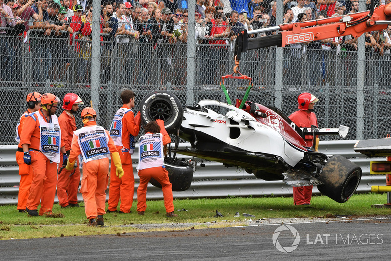 Kecelakaan Marcus Ericsson, Sauber C37
