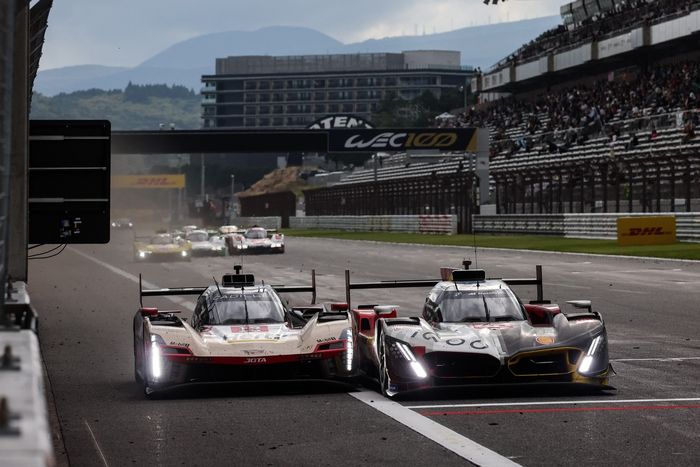 #12 Cadillac Hertz Team Jota Cadillac V-Series.R: Alex Lynn, Norman Nato, Will Stevens, #20 BMW M Team WRT BMW M Hybrid V8: Rene Rast, Robin Frijns, Sheldon van der Linde