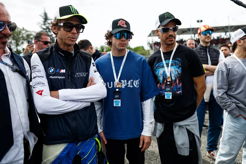 #46 Team WRT BMW M4 LMGT3 : Valentino Rossi avec Marco Bezzecchi et Franco Morbidelli
