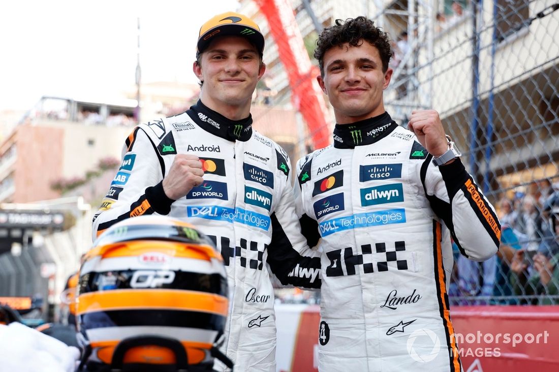 Lando Norris, McLaren, Oscar Piastri, McLaren