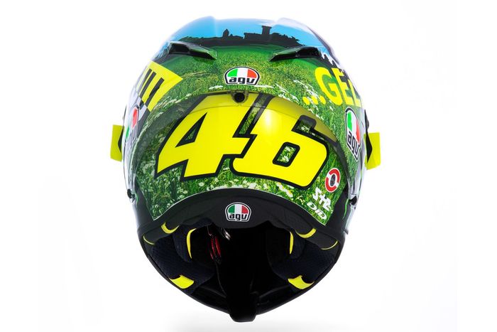 Casco de Valentino Rossi, Petronas Yamaha SRT  