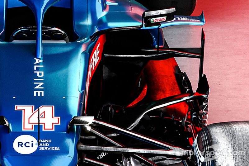 Detalle del Alpine A521