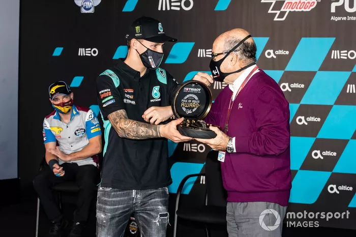 Fabio Quartararo, Petronas Yamaha SRT, Carmelo Ezpeleta, CEO Dorna Sports