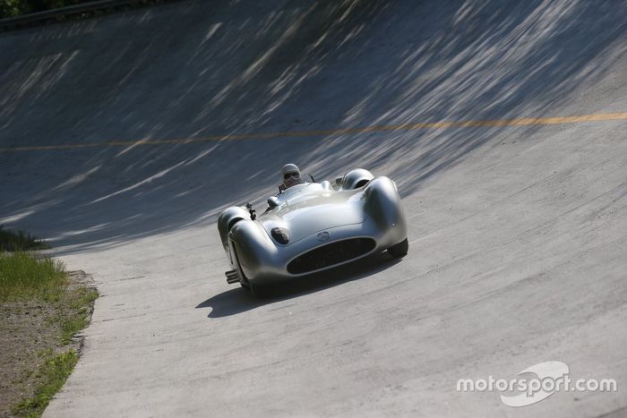 Lewis Hamilton e Sir Stirling Moss a Monza
