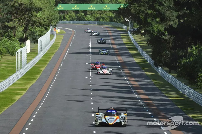 #20 Team Redline Oreca 07 LMP2: Max Verstappen, Lando Norris, Atze Kerkhof, Greger Huttu